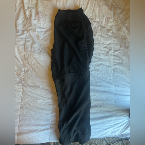 Utex Canada Mens Large 36-38) Black Cargo Zip Off Convertible Pants/Shorts - Picture 2 of 5